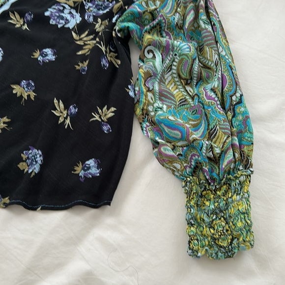 Free People Paisley and Floral Top - Picture 2 of 5